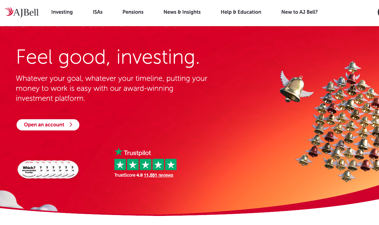 AJ Bell investing platform overview