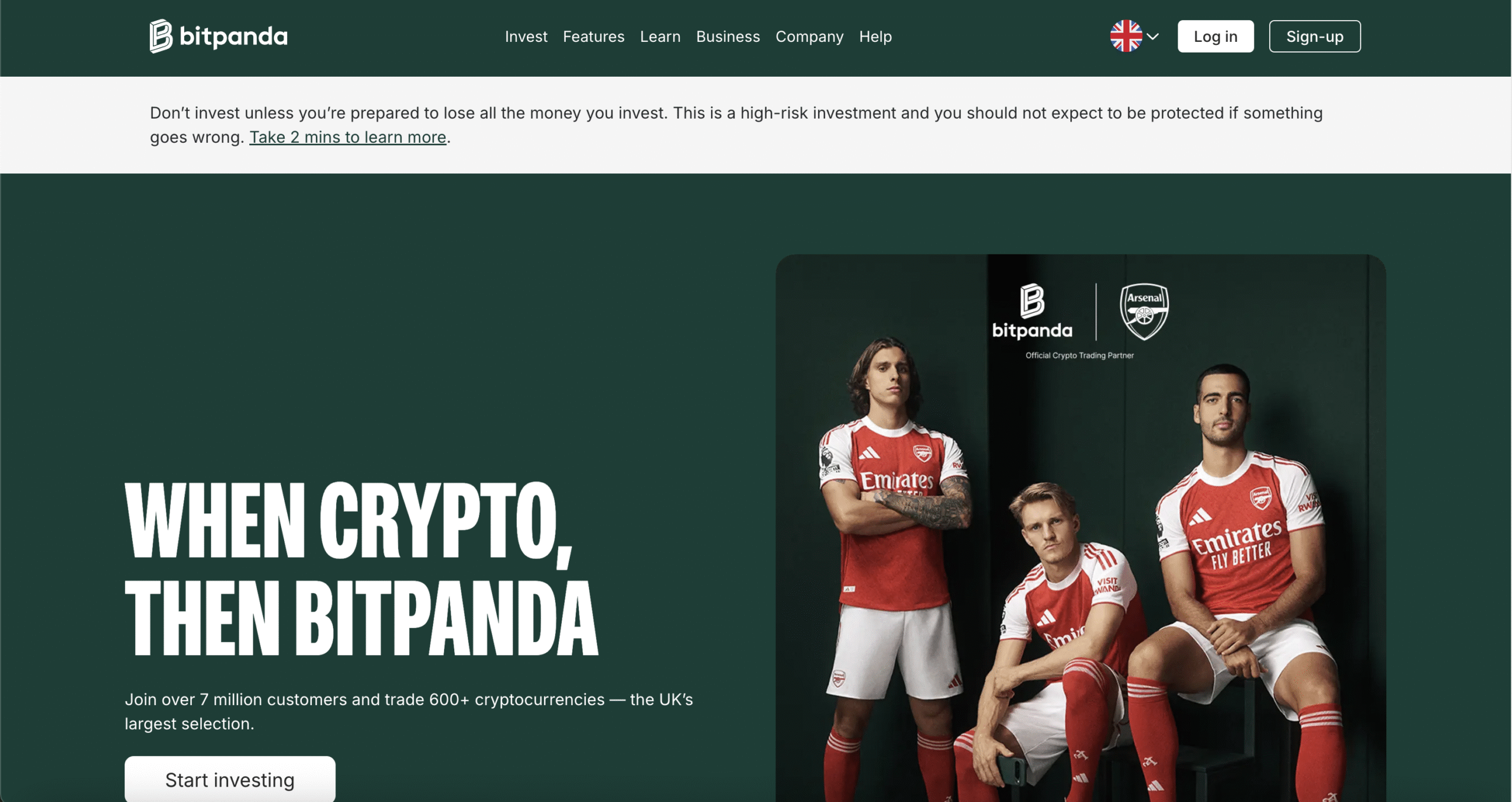 Bitpanda Coinbase alternative UK