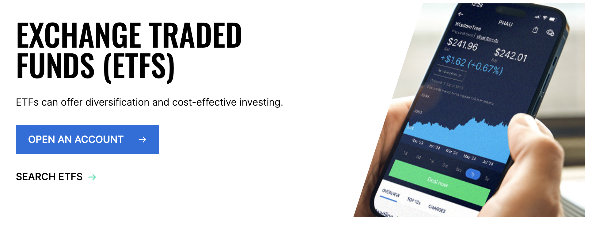 Hargreaves Lansdown ETFs page