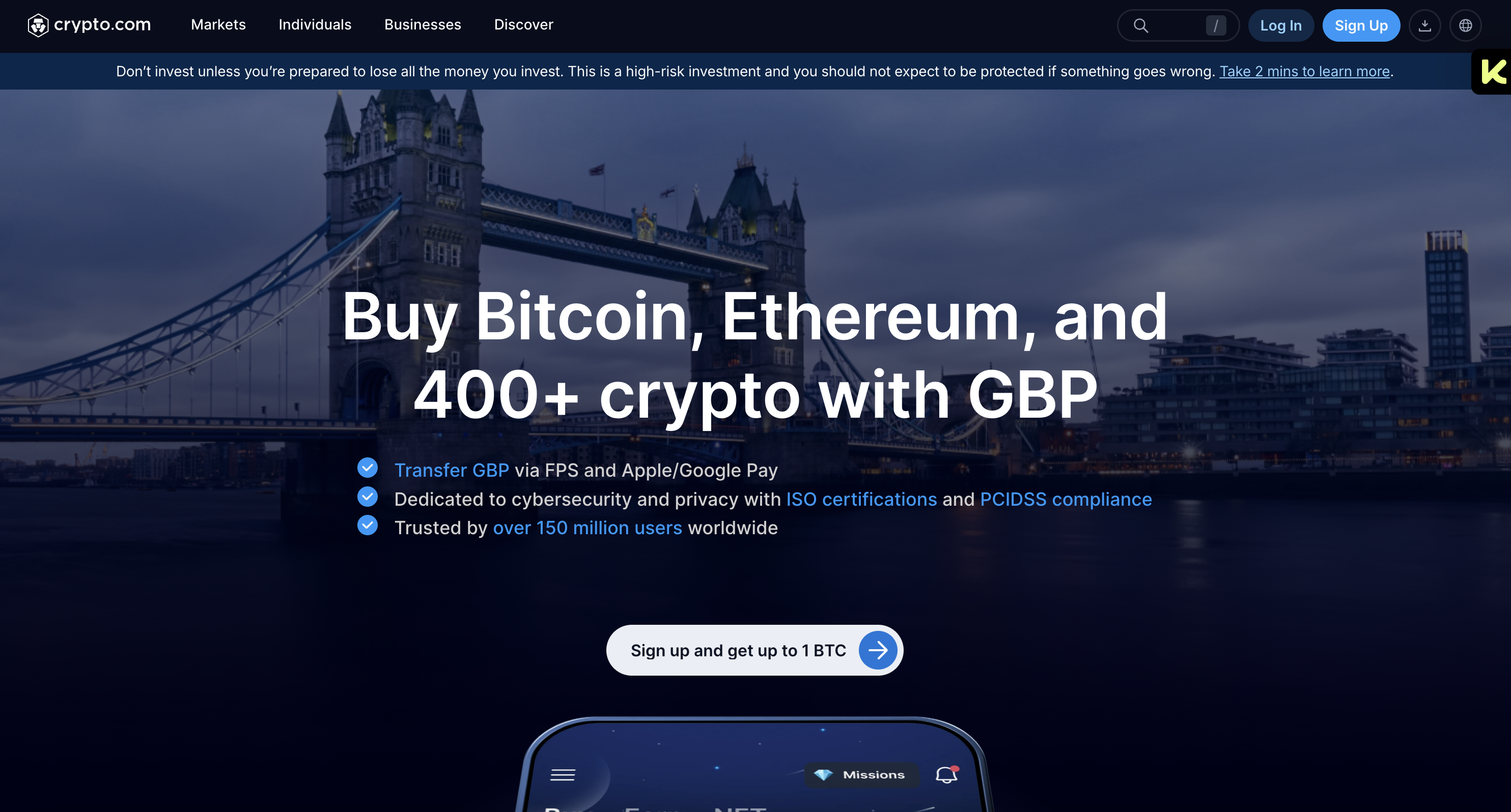 Crypto.com Coinbase alternative