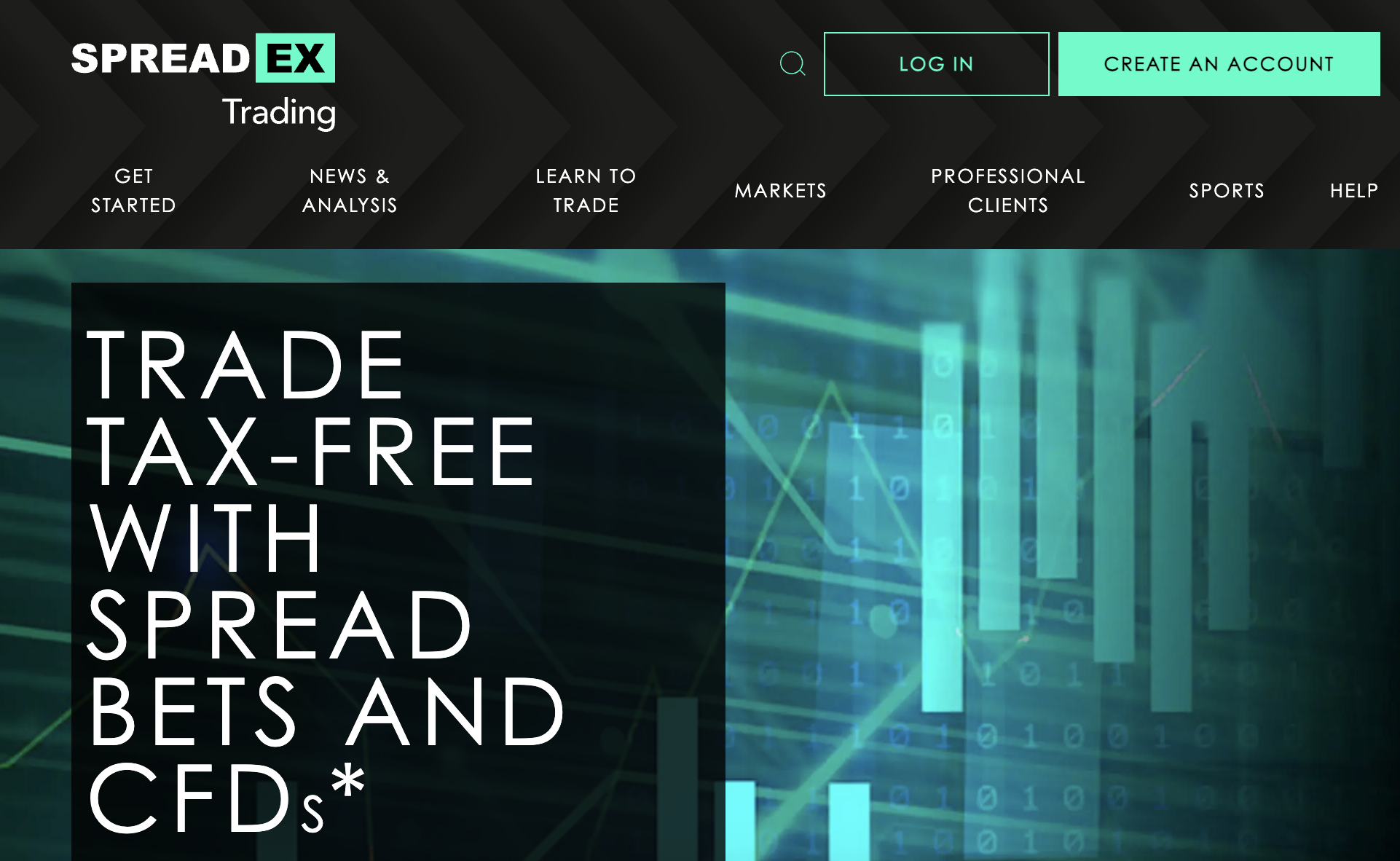 Spreadex UK spread betting platform.