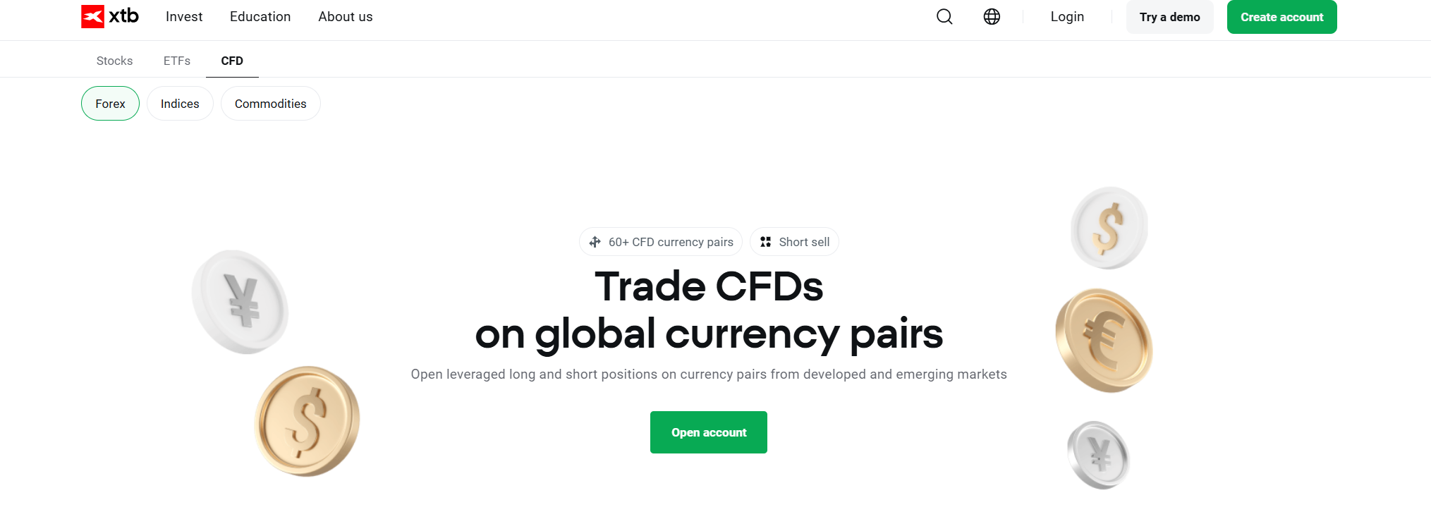 XTB day trading platform UK.