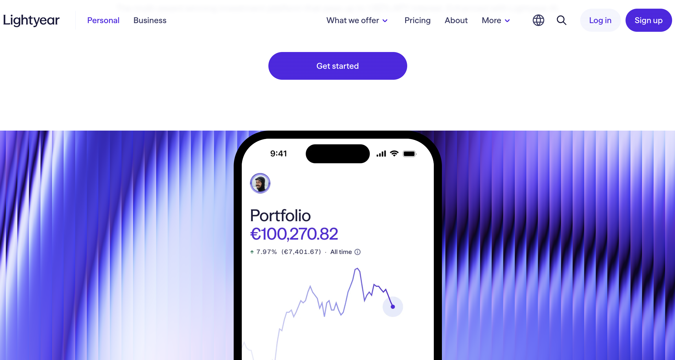 Lightyear investing app.