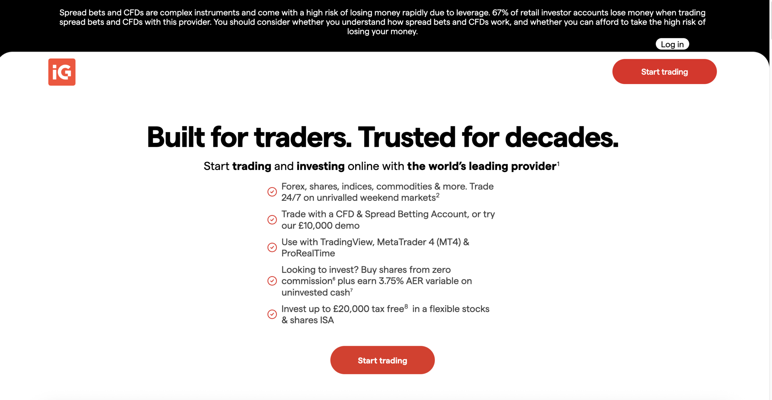 IG UK MetaTrader 5 broker